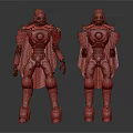 Modern Robot Mechanical Warmen Mechanical Armor 3d model