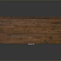 Rustic Solid Wood Storage Cabinet With Two Doors And Two Bottom Drawers