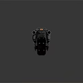 Futuristic Metallic Motorcycle With Streamlined Design Detailed Engine Stylish Exhaust And Leather Seat