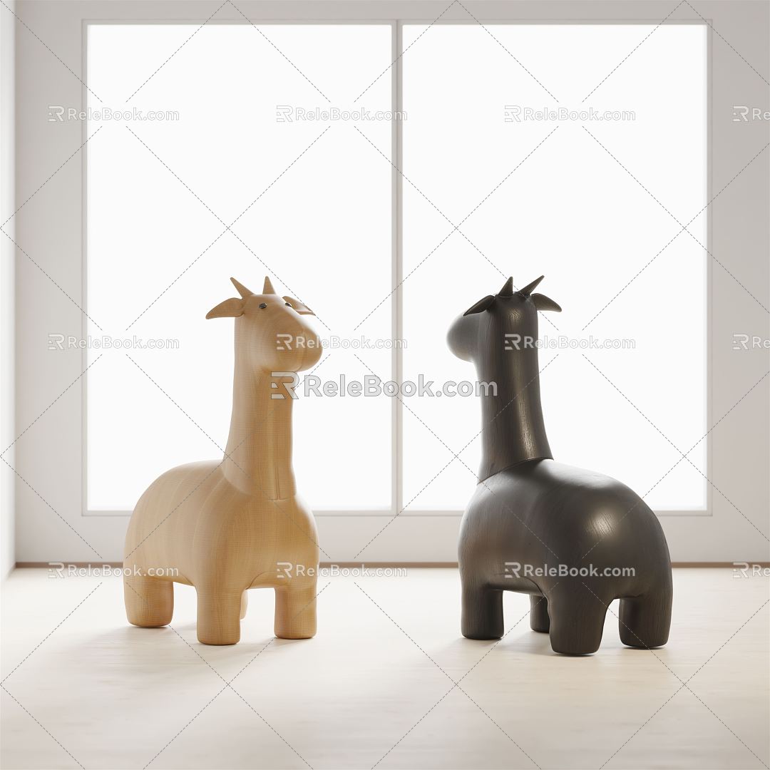 Modern Trojan Horse Children's Chair 3d model