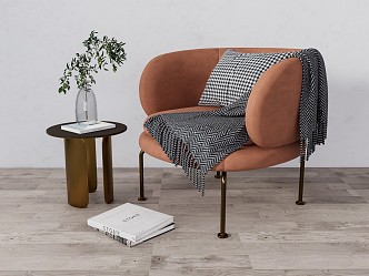 Modern Sofa Chair Leisure Chair 3d model