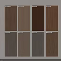 Different Wood Grain Color Samples For Interior Design And Decoration 3d model