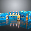 Display Of Modelo Special Beer Bottles And Blue Packaging Boxes On Reflective Surface