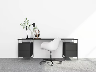 Desk Office Desk Chair Office Desk Table and Chair Table 3d model