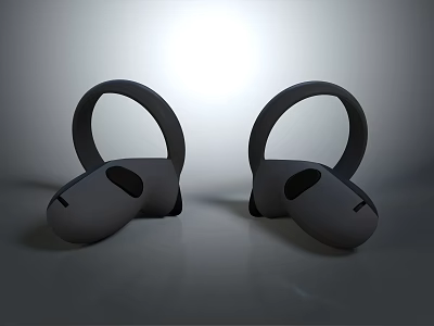 Modern Wireless Headphones With Comfortable Fit For Computer Audio Experience 3d model