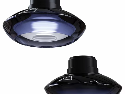 Modern Black Downlights And Spotlights With Glossy Surface For Indoor Lighting Design 3d model