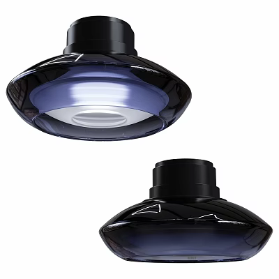 Modern Black Downlights And Spotlights With Glossy Surface For Indoor Lighting Design 3d model