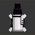White And Black Scientific Instrument With Red Green Stripe Control Panel And Stand