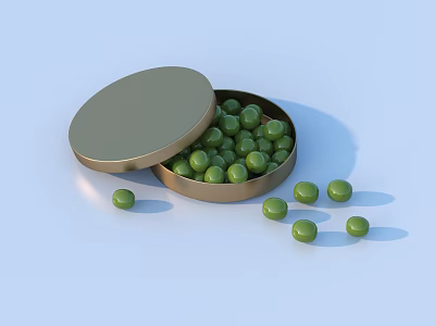 Beads fruit ornaments 3d model Beads fruit ornaments 3d model