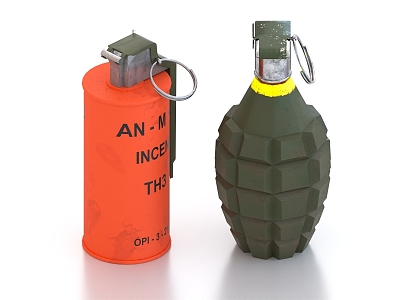 Incendiary grenades 3d model