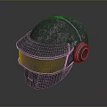 Sci-Fi Helmet Alien Helmet-Helmet High Tech Helmet Game Helmet 3d model