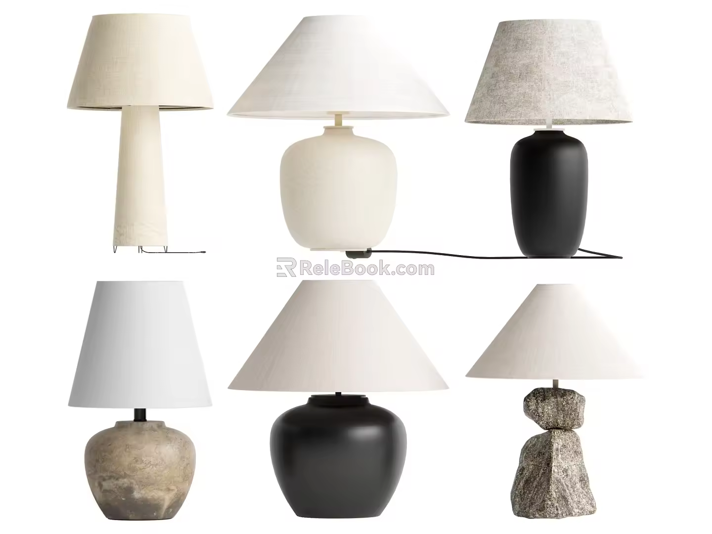 Quiet Wind Table Lamp 3d model