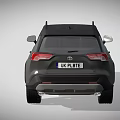 Black Toyota SUV Featuring Roof Rack And Black Alloy Wheels Design