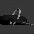 Black Car Key Fob With Remote Control And Metal Key Blade On Dark Surface
