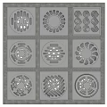 Modern Bathroom Floor Drains With Various Pattern Designs And Stainless Steel Finish