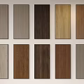 Wooden Wall Panels With Diverse Textures And Colors