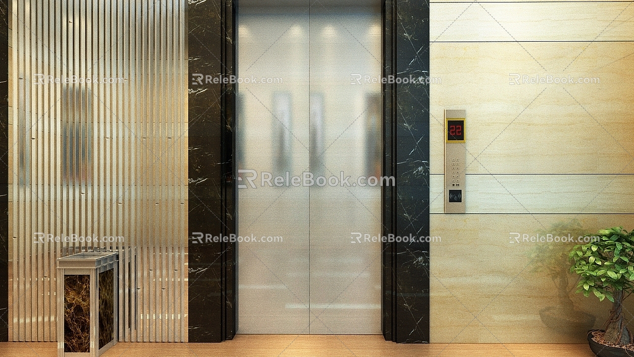 Modern Elevator 3d model