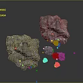 Rock Block Rock Block Rock Specimen Boulder Big Stone Block Rock Stratum Rock Stratum Rock Stratum Rock 3d model