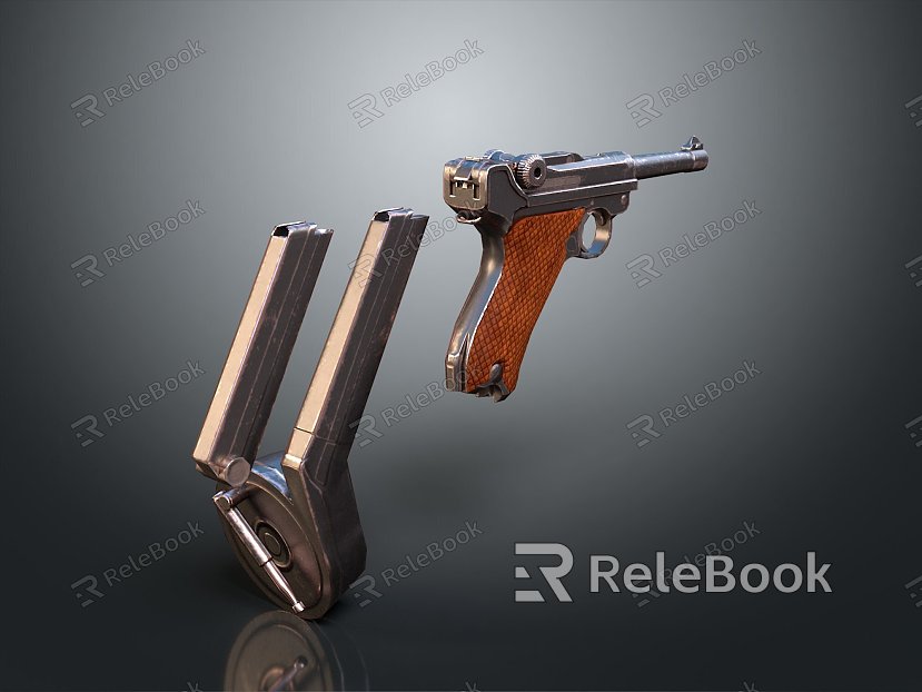 Pistol semi-automatic pistol automatic pistol modern weapon hot weapon hot weapon gun military model