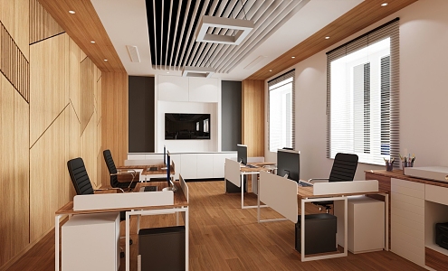 Office Public Office Area 3d model