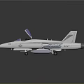 Detailed White Fighter Jet Model with Open Cockpit and Number 302 Design