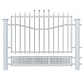 Modern Iron Fence Combination Modern Fence Guardrail Iron Metal Fence Iron Fence Gate 3d model