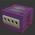 Purple Compact Device With White Panel Circular Holes Transparent Window And Ventilation Grilles