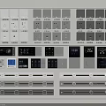 Various Modern Switch Panels With Different Socket Types And Digital Display Functions