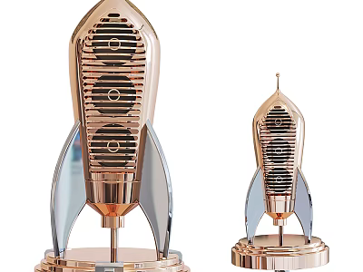 Modern sound rocket sound speaker 3d model
