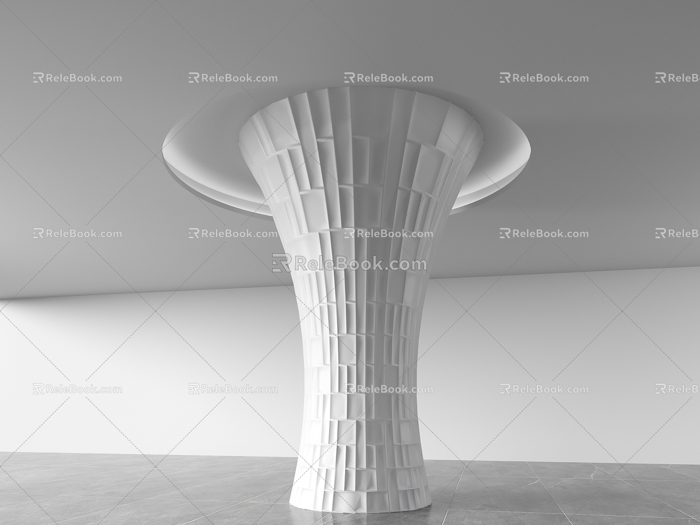 Modern Column 3d model