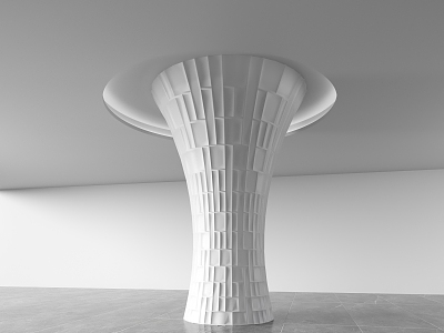 Modern Column 3d model