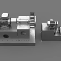 Dual Units Heavy Duty Industrial Equipment Featuring Electric Motors Gear Systems and Metal Bases