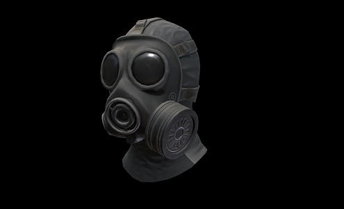 Gas Mask Gas Mask Biochemical Mask Low Face Number Low Model Simple Model Game Sub-era Film and Television Level Super Realistic High Precision 3d model