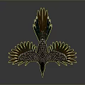 Colorful Flying Bird Displaying Spread Wings And Distinctive Crested Head With Vibrant Feathers