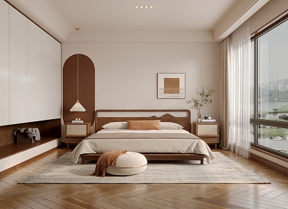 Wind bedroom 3d model