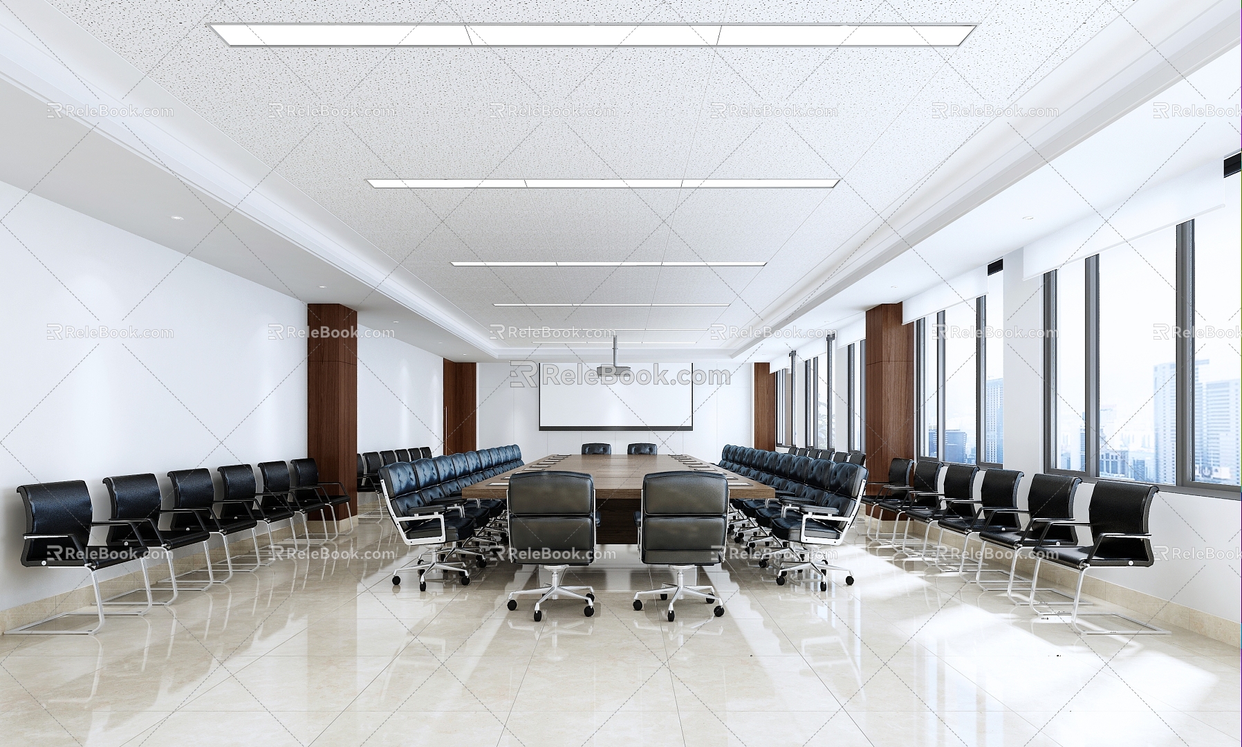 Small Conference Room General Conference Room 20-person Conference Room Conference Table Government Conference Room Public Institution Conference Room 3d model