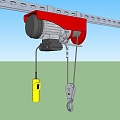 Electric hoist 3d model