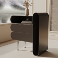 Modern bedside table 3d model