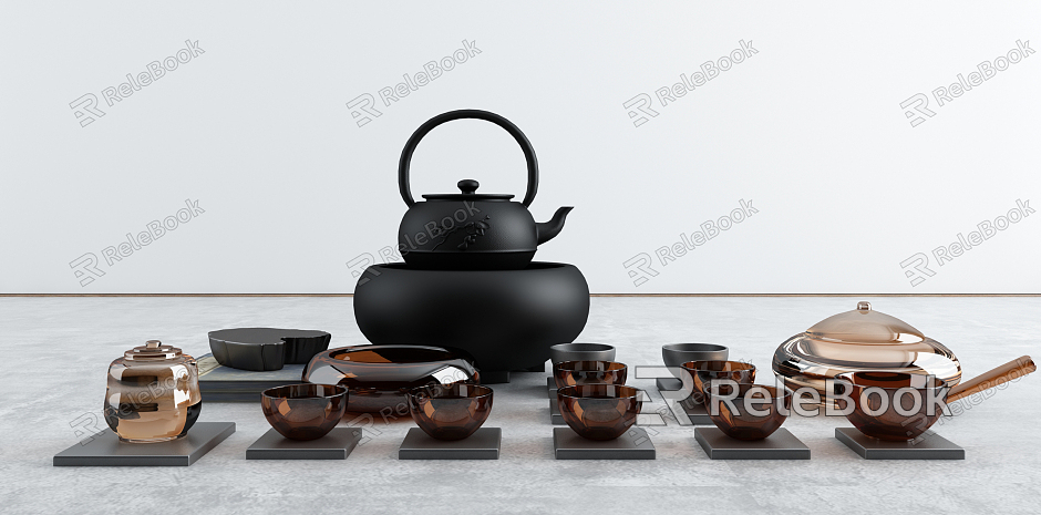 New Chinese Tea Set model