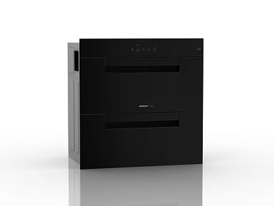 Haier Black Built in Double Layer Kitchen Appliance for Modern Kitchen Spaces 3d model