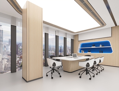 Modern Meeting Room Medical Small Meeting Room 3d model