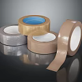 Various Colored Adhesive Tape Rolls For Daily Household Use With Pulled Strip