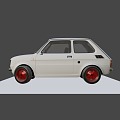 Polish Fiat Sedan 3d model