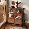 Classic Living Room With Paneled Walls Wooden Furniture Chandelier Artwork Floor Lamp And Rug