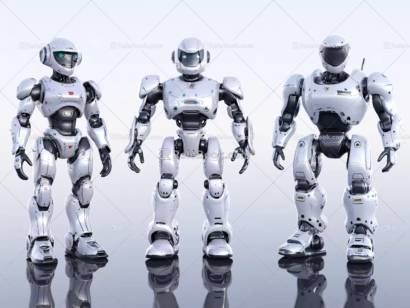AI Robot Mecha Transformers Iron Warrior 3d model