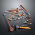 Woodworking Tools Saw Blade Saw Tools Hardware Tools Processing Tools Furniture 3d model