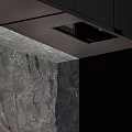 Modern open kitchen 3d model