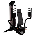 Professional Strength Training Fitness Equipment With Adjustable Seat And Weight Stack