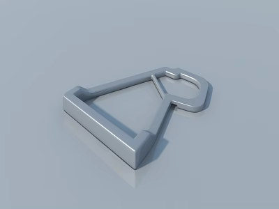 Swing Door 3D Model With Modern Structural Design And Detailed Frame 3d model