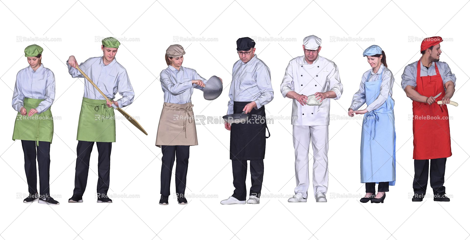 Modern Multiplayer Chef Master model